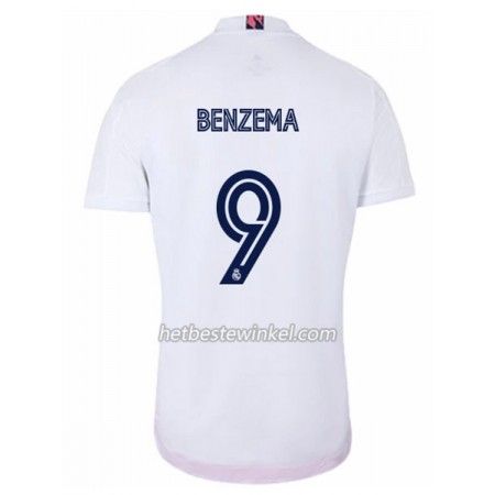 Real Madrid Karim Benzema 9 Voetbalshirts Thuis 2020/21